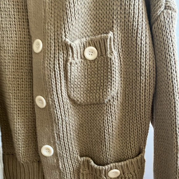 Alex Mill Cardigan in colour “Khaki” - Picture 2 of 3